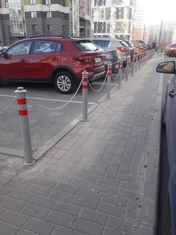 парковочный столб дорожный ограничитель парковки
