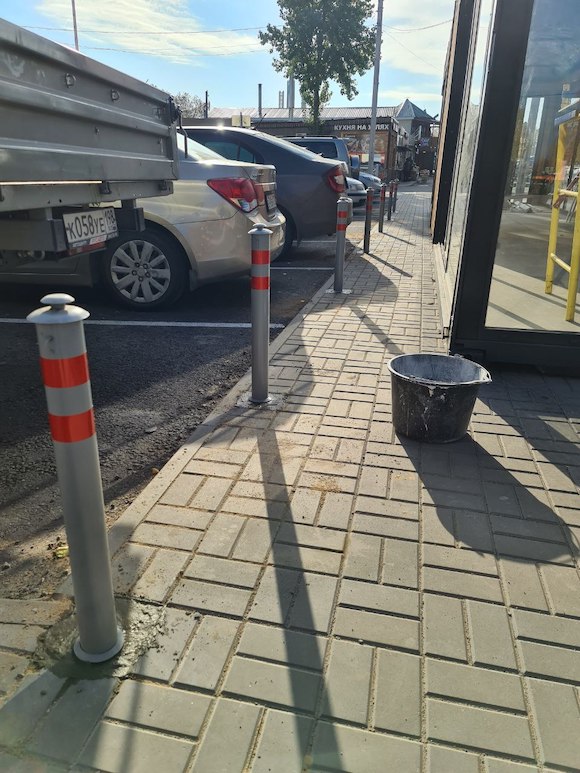 парковочный столб дорожный ограничитель парковки металлический столбик
				  бетонируемый ограничитель дорожный парковочный металлический столбик