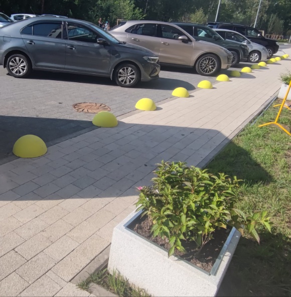 Крашеная желтая полусфера ПБ-400К