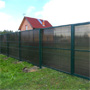Забор комбинированный Gitter+Поликарбонат